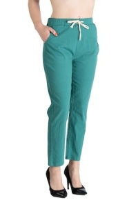 Pantaloni lungi eleganti din in pentru dama model nou cod x5534