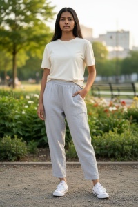 Pantaloni tricot lungi de dama COD PANTALON-371