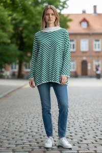 Pulover dama cu dungi COD BLUZA-161