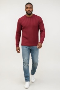 Pulover gros din tricot pentru barbati COD PULOVER-293