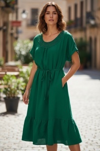 Rochie dama fabricatie Italia, croiala moderna, usoara si eleganta