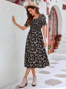 Rochie de vara cu diferite imprimeuri model nou cod x5705