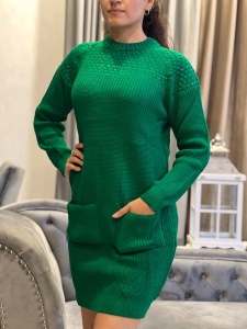 Rochie groasa tricot de dama COD ROCHIE-077