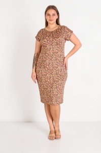 Rochie larga de dama pentru dame cu forme