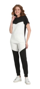 Trening dama cu maneca scurta si pantaloni lungi COD TRENING-568