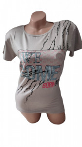 Tricou dama cu maneca scurta cod a1171 - Img 2