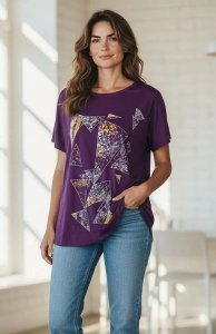 Tricou dama cu maneca scurta, marimi pana la 10xl