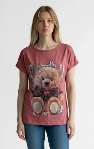 Tricou dama cu maneca scurta, marimi pana la 2xl
