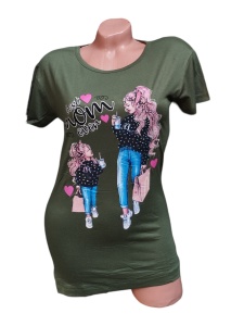 Tricou dama din bumbac calitativ model nou cod x1277