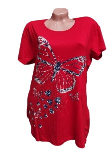 Tricou dama din bumbac calitativ model nou cod x1307