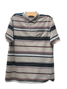 Tricou polo cu dungi de barbati cod x1369