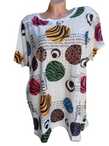 Bluza dama calitativa cu maneca scurta cod x2424