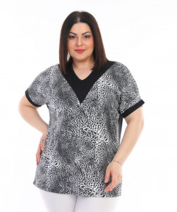 bluza dama cu maneca scurta model nou cod p572