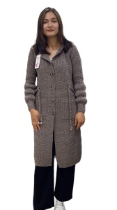 Cardigan tricotat, gros cu maneca lunga COD CARDIGAN-011