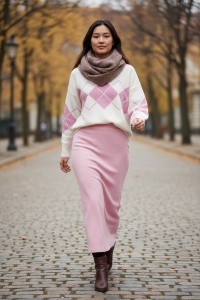 Compleu gros de dama din tricot fin COD COMPLEU-103