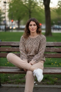 Compleu gros din tricot fin pentru dama COD COMPLEU-069