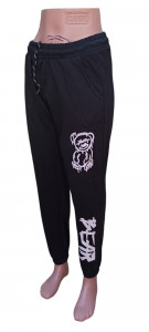 Pantaloni dama calitativi din bumbac de trening cod T1316