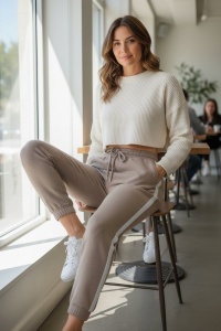 Pantaloni grosi lungi de dama COD PANTALON-168