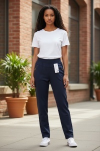 Pantaloni lungi cu nasturi de dama COD PANTALON-198