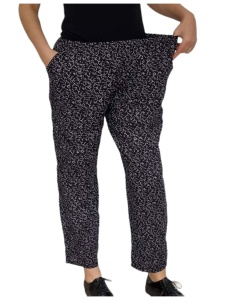 Pantaloni lungi vaporosi de vara pentru dama cod x5370