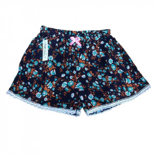 pantaloni scurti inflorati de dama model nou cod L22825