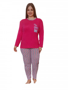 pijama dama bumbac 100% model nou cod L74822