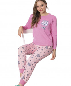 pijama vatuita de dama din bumbac 100% model nou cod L75078