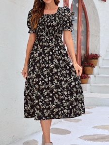 Rochie de vara cu diferite imprimeuri model nou cod x5706