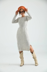 Rochie groasa tricot de dama COD ROCHIE-174