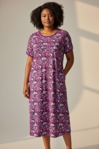 Rochie larga de dama pentru dame cu forme
