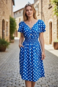 Rochie vaporoasa de vara cu imprimeu floral