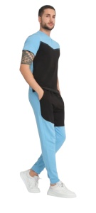 Trening barbati cu maneca scurta si pantaloni lungi COD TRENING-655