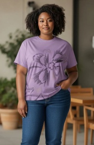 Tricou dama cu maneca scurta, marimi pana la 10xl