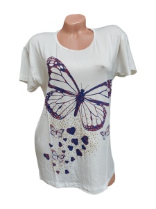 Tricou dama din bumbac calitativ model nou cod x1304