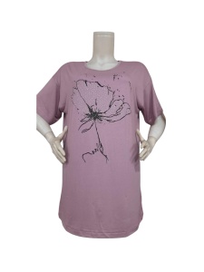 Tricou dama din bumbac marimi mari cod x5976