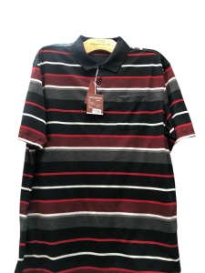 Tricou polo cu dungi de barbati cod x1367