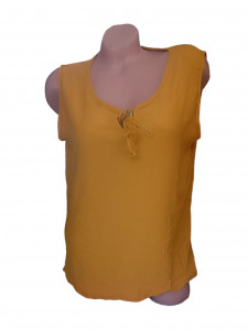 Bluza dama calitativa fara maneca din in cod T948