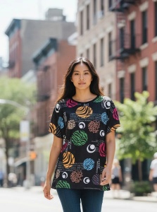 Bluza dama casual, lejera, cu maneca scurta, marimi pana la 6xl