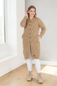 Cardigan tricotat, gros cu maneca lunga COD CARDIGAN-008