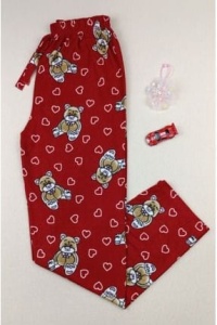 Pantaloni catifea de pijama pentru dama cod x6209
