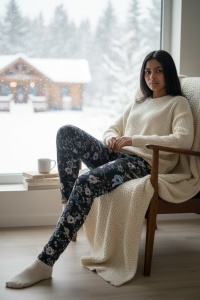 Pantaloni grosi colorati de dama COD PANTALON-115