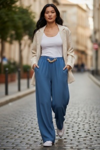 Pantaloni lungi de dama, made in Italia COD PANTALON-225