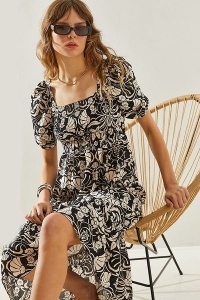 Rochie de vara cu diferite imprimeuri model nou cod x5687