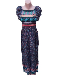 Rochie de vara cu diferite imprimeuri model nou cod x5737