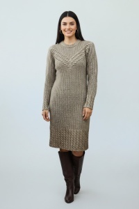 Rochie groasa tricot de dama COD ROCHIE-191