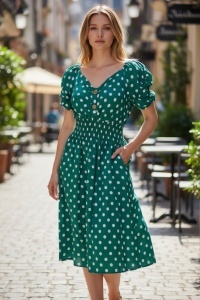 Rochie vaporoasa de vara cu imprimeu floral