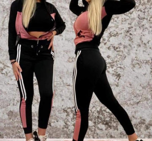Trening dama cu maneca lunga si pantaloni lungi cod d970