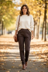 Pantaloni grosi, colorati de dama COD PANTALON-384