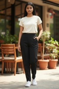 Pantaloni lungi casual de dama COD PANTALON-112
