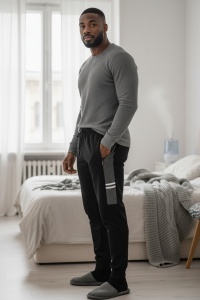 Pantaloni lungi de trening pentru barbati COD PANTALON-012